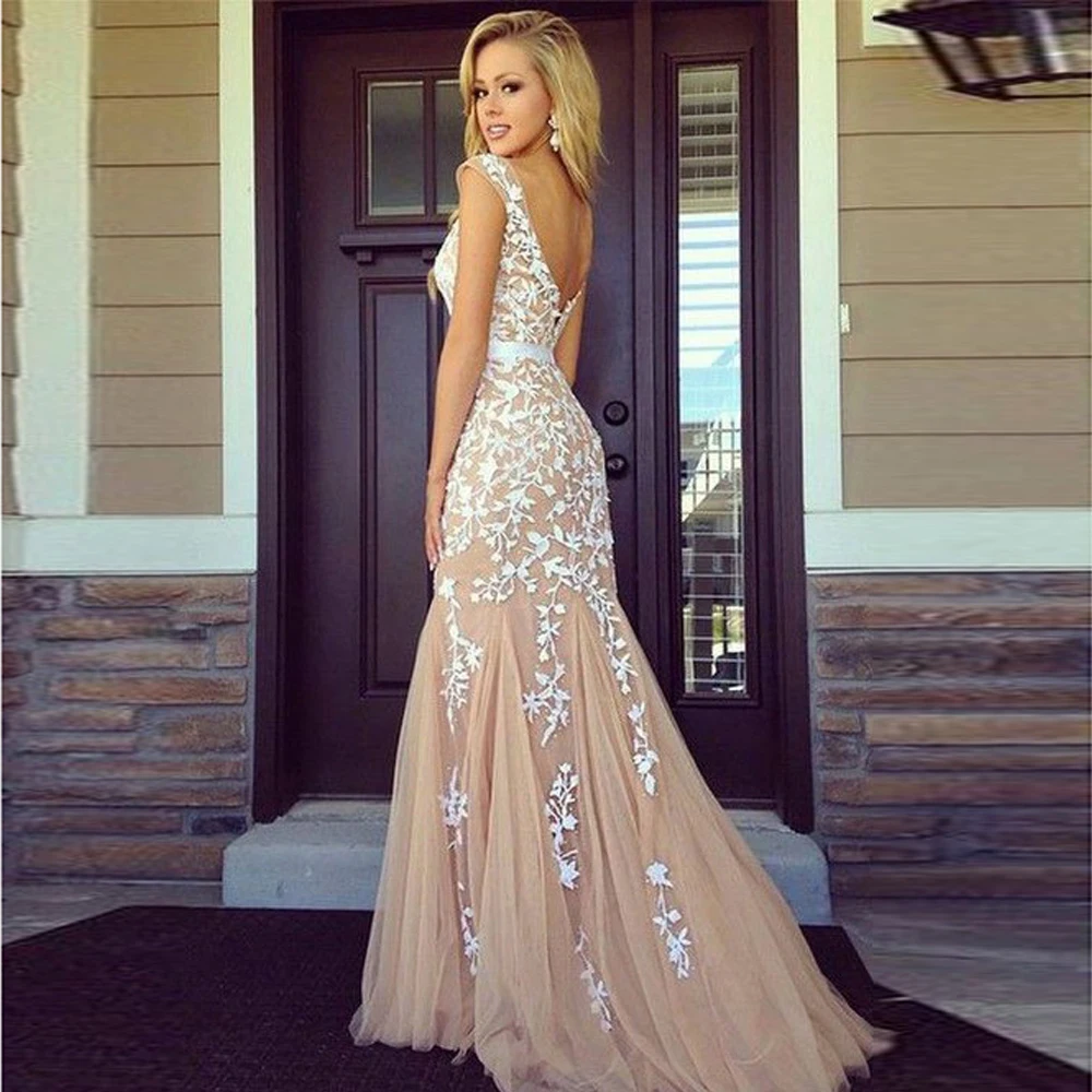Vintage Lace Applique Mermaid Wedding Dresses 2019 Floor Length Champagne Bridal Gowns Sexy Backless Vestido De Noiva
Vintage Lace Applique Mermaid Wedding Dresses 2019 Floor Length Champagne Bridal Gowns Sexy Backless Vestido De Noiva