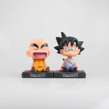Anime Dragon Ball Z Son Goku Krillin 12cm Bobble Head Dolls PVC Figure Model Toys Car Decoration
Anime Dragon Ball Z Son Goku Krillin 12cm Bobble Head Dolls PVC Figure Model Toys Car Decoration