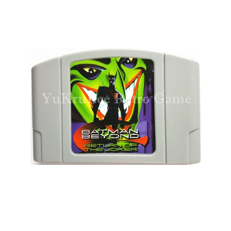 Batman Beyond Return of the Joker Video Game Cartridge Card for 64 Bit Family Game Console US NTSC Version English Languae N43
Batman Beyond Return of the Joker Video Game Cartridge Card for 64 Bit Family Game Console US NTSC Version English Languae N43