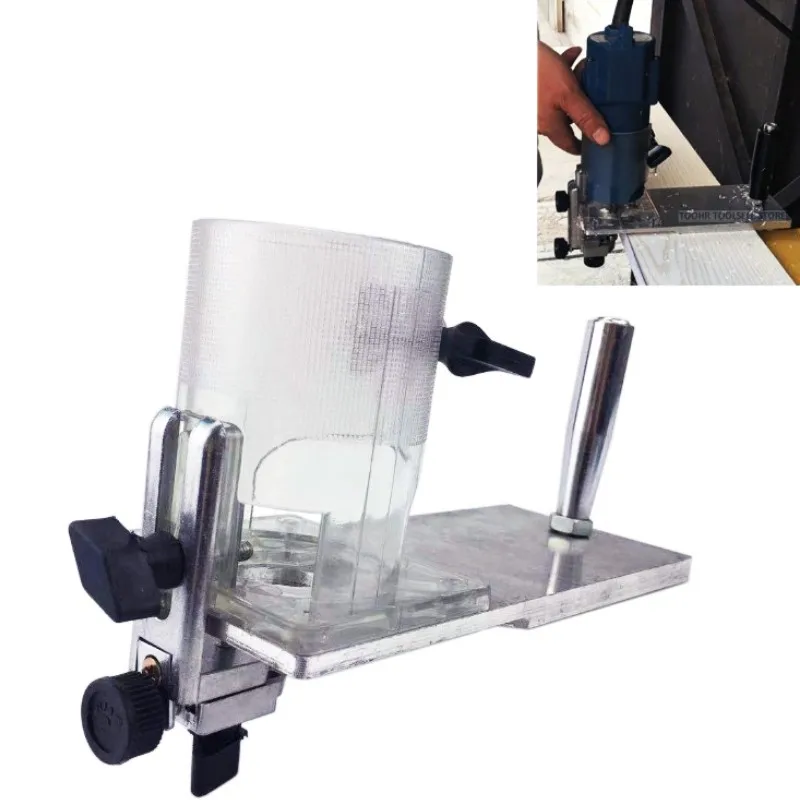 Aluminum alloy Trimmer Base Balance Board Woodworking Edge Cutter Woodworking tools Accessories + Router Bit
Aluminum alloy Trimmer Base Balance Board Woodworking Edge Cutter Woodworking tools Accessories + Router Bit