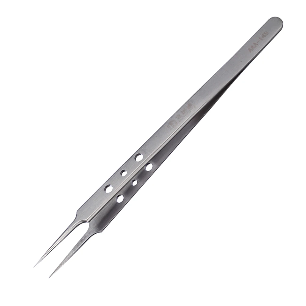 Stainless Steel Precision Tweezers Universal Maintenance Tweezers Pinzetta Pinzas Electronics Repair Tools
Stainless Steel Precision Tweezers Universal Maintenance Tweezers Pinzetta Pinzas Electronics Repair Tools