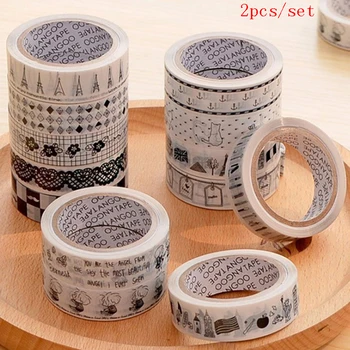 2PCS/Set Diy Decorative Masking Tape 15mm * 10m Cute Scrapbooking Cartoon Adhesive Tape School Stationery Supplies Random
2PCS/Set Diy Decorative Masking Tape 15mm * 10m Cute Scrapbooking Cartoon Adhesive Tape School Stationery Supplies Random