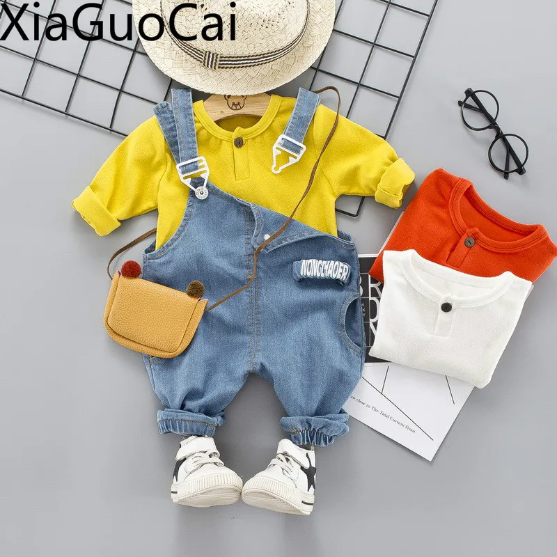 Spring and Autumn Children's Sets Cool Solid Baby Kids Sets Round Neck Long-sleeved Denim Two-piece Children's Suits
Spring and Autumn Children's Sets Cool Solid Baby Kids Sets Round Neck Long-sleeved Denim Two-piece Children's Suits