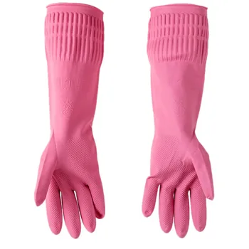 Pink Wash Dishes Protect Hands Gloves Cleaning Waterproof Long Rubber Latex Gloves Kitchen Tools Household Gloves
Pink Wash Dishes Protect Hands Gloves Cleaning Waterproof Long Rubber Latex Gloves Kitchen Tools Household Gloves