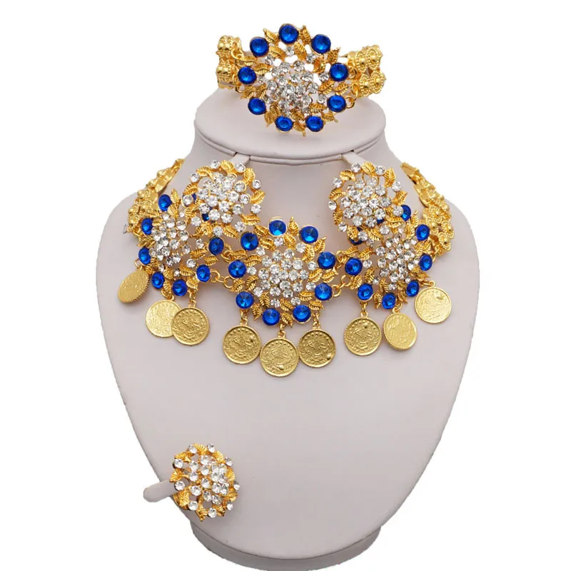 Sexemara gold flower chain jewelry set women necklace sets earrings ring bracelet jewellery bridal jewelry turkish jewelry
Sexemara gold flower chain jewelry set women necklace sets earrings ring bracelet jewellery bridal jewelry turkish jewelry