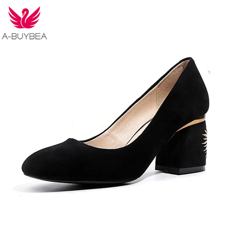 A-BUYBEA New Sheep Suede Thick Heel Embroidery Flowers Mixed Colors Slip on Women Pumps Models Brand Shallow Fairy Elegant Shoes
A-BUYBEA New Sheep Suede Thick Heel Embroidery Flowers Mixed Colors Slip on Women Pumps Models Brand Shallow Fairy Elegant Shoes