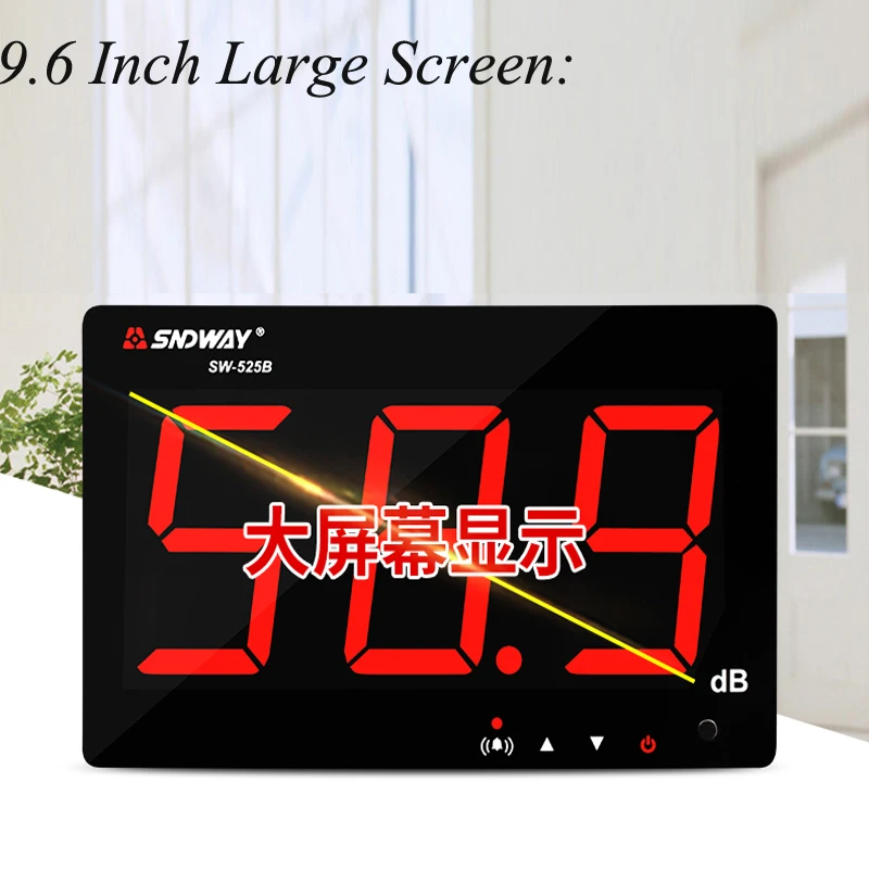 Noise Decibel Monitor Tester Hanging Type Digital Sound Level Meter Precision Professional Noise Detection Equipment SW-525
Noise Decibel Monitor Tester Hanging Type Digital Sound Level Meter Precision Professional Noise Detection Equipment SW-525