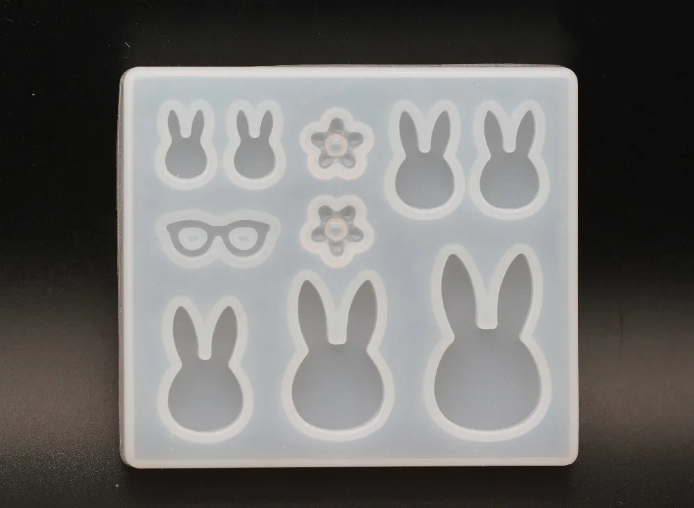 1pcs Liquid Silicone Resin Mold Rabbit Glasses Resin Charms Pendant Jewelry Molds For DIY Decorate Jewelry Making
1pcs Liquid Silicone Resin Mold Rabbit Glasses Resin Charms Pendant Jewelry Molds For DIY Decorate Jewelry Making