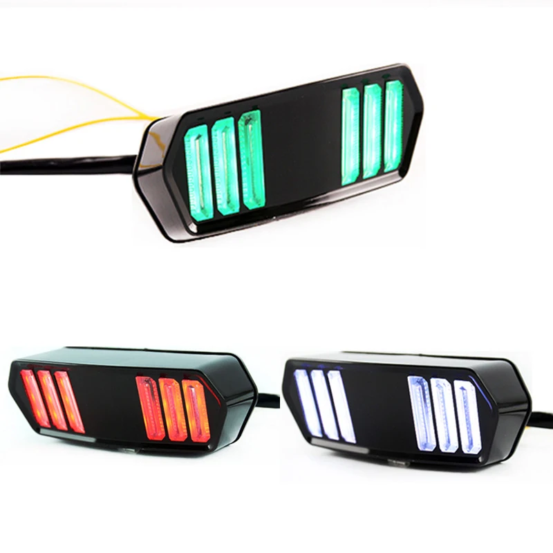 1PCS Motorcycle Turn Signals Light 12V 7 Colors LED Motorcycles Flashing Indicator MOTO Tail Stop Signal Lights for Bobcat
1PCS Motorcycle Turn Signals Light 12V 7 Colors LED Motorcycles Flashing Indicator MOTO Tail Stop Signal Lights for Bobcat