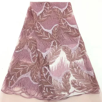 Pink African French Lace Fabric High Quality African Tulle Lace Fabric with sequins Nigerian lace fabric for party rof65-722
Pink African French Lace Fabric High Quality African Tulle Lace Fabric with sequins Nigerian lace fabric for party rof65-722