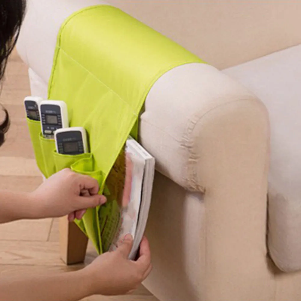 Sofa Arm Rest TV Remote Control Organizer Holder 4 Pockets Chair Couch Mobile Phones Magazine Storage Bag E2S
Sofa Arm Rest TV Remote Control Organizer Holder 4 Pockets Chair Couch Mobile Phones Magazine Storage Bag E2S