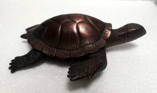Lucky Old Chinese Fengshui bronze longevity Wealth turtle tortoise Animal statue 20cm
Lucky Old Chinese Fengshui bronze longevity Wealth turtle tortoise Animal statue 20cm