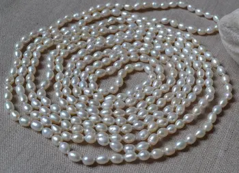 100% Real Pearl Necklace, White Long 100 Inches 5-6mm Freshwater Pearl Necklace ,Perfect Lady's Jewelry,Handmade Jewellery
100% Real Pearl Necklace, White Long 100 Inches 5-6mm Freshwater Pearl Necklace ,Perfect Lady's Jewelry,Handmade Jewellery
