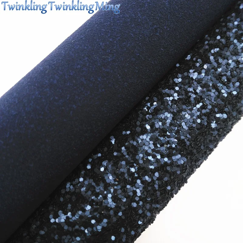 NAVY BLUE MATT Glitter Fabric, Faux Leather Fabric, Suede Synthetic Leather Sheet For Bows A4 Size 8"x11" Twinkling Ming XM129
NAVY BLUE MATT Glitter Fabric, Faux Leather Fabric, Suede Synthetic Leather Sheet For Bows A4 Size 8"x11" Twinkling Ming XM129