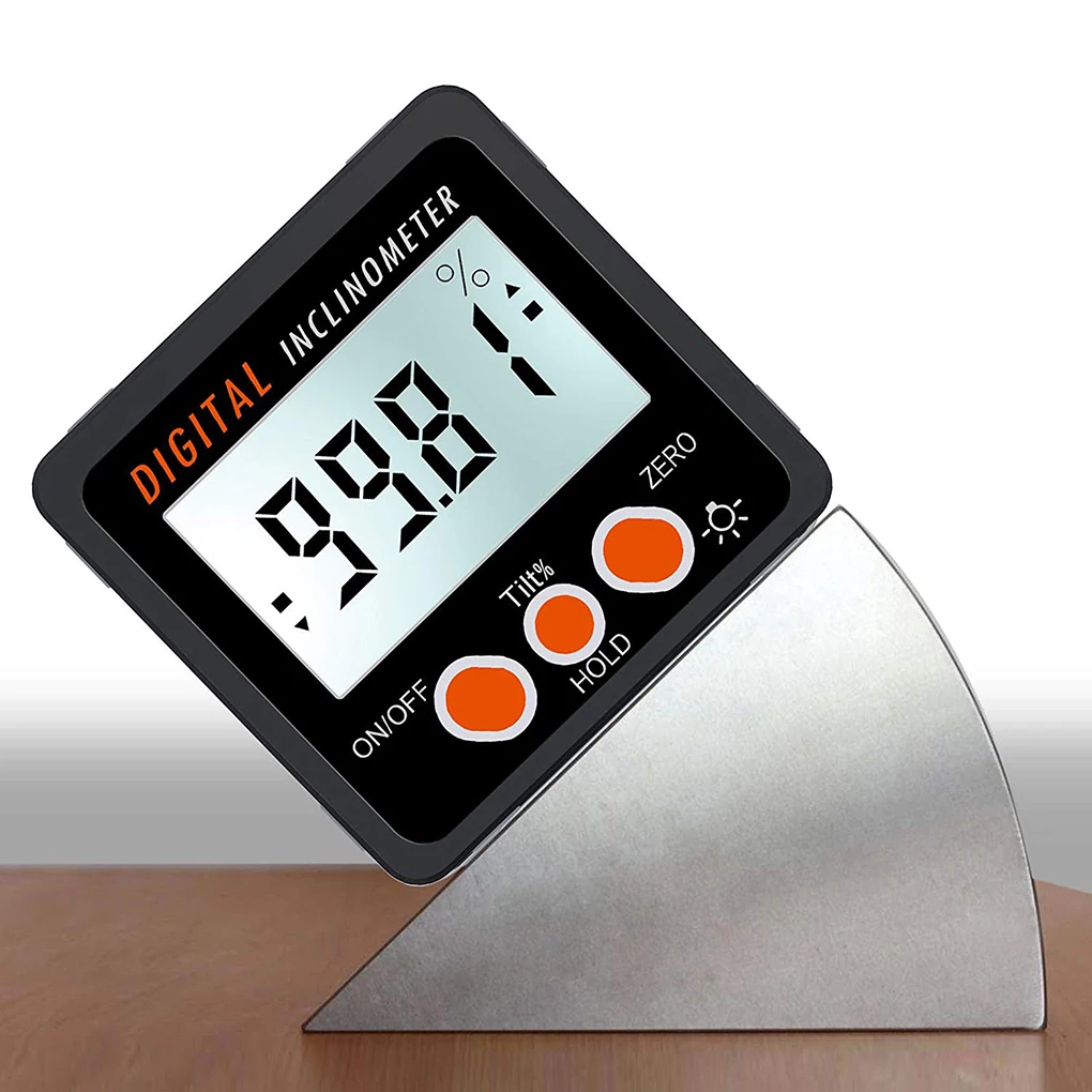 New 360 Degree Angle Digital Protractor Inclinometer Electronic Bevel Box Angle Gauge Meter Measuring Tools Magnetic Base
New 360 Degree Angle Digital Protractor Inclinometer Electronic Bevel Box Angle Gauge Meter Measuring Tools Magnetic Base