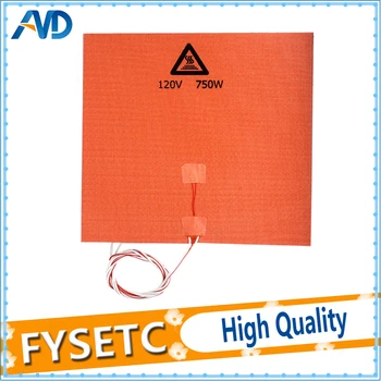 1PC Silicone Heater 330x330mm 120V 750W For Tronxy X5S 3D Printer HeatBed Upgrade With NTC 100K Thermistor & Adhesive
1PC Silicone Heater 330x330mm 120V 750W For Tronxy X5S 3D Printer HeatBed Upgrade With NTC 100K Thermistor & Adhesive