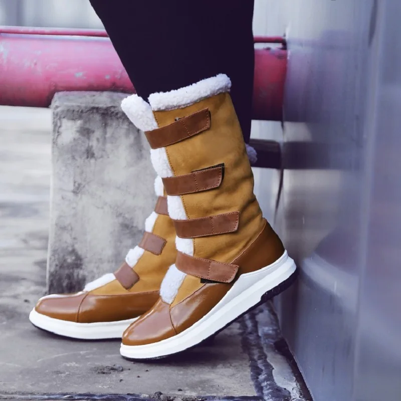 Boots belt buckle Martin boots plush keep warm snow boots ladies shoes non-slip cotton shoes bottes femme AB189
Boots belt buckle Martin boots plush keep warm snow boots ladies shoes non-slip cotton shoes bottes femme AB189