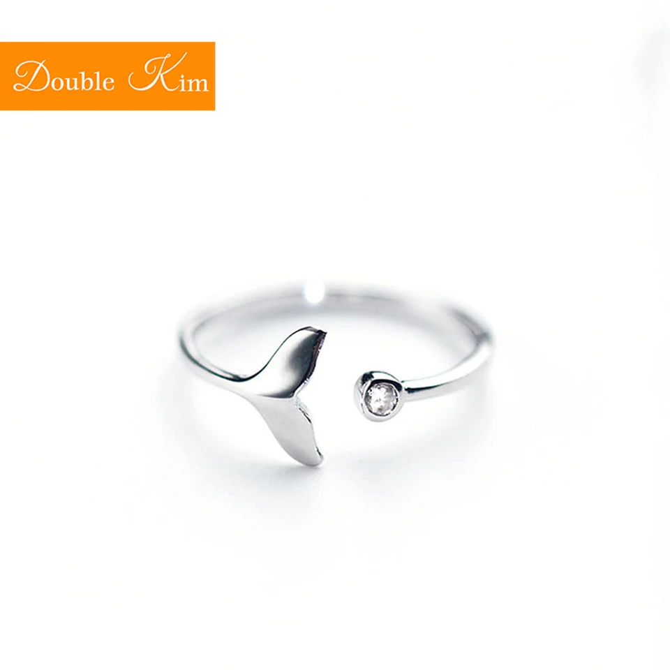 Whale Tail 925 Sterling Silver Adjustable Rings Silver Material Inlaid Zircon Rings Fashion Trendy Women Jewelry Birthday Gift
Whale Tail 925 Sterling Silver Adjustable Rings Silver Material Inlaid Zircon Rings Fashion Trendy Women Jewelry Birthday Gift