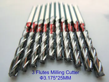 Clean! 10pcs 3.175x25mm 3 Flutes Cutter, Wood Cutting Tools, Carbide End Millinging Tools CNC for Carving Acrylic, PVC, MDF, ABS
Clean! 10pcs 3.175x25mm 3 Flutes Cutter, Wood Cutting Tools, Carbide End Millinging Tools CNC for Carving Acrylic, PVC, MDF, ABS