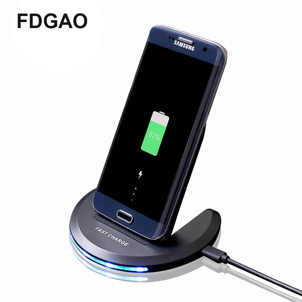 FDGAO 10W Qi Wireless Charger For Samsung S9 S8 Note 9 8 Fast Wireless Charging Dock for iPhone X Xs MAX XR 8 USB Charger Holder
FDGAO 10W Qi Wireless Charger For Samsung S9 S8 Note 9 8 Fast Wireless Charging Dock for iPhone X Xs MAX XR 8 USB Charger Holder