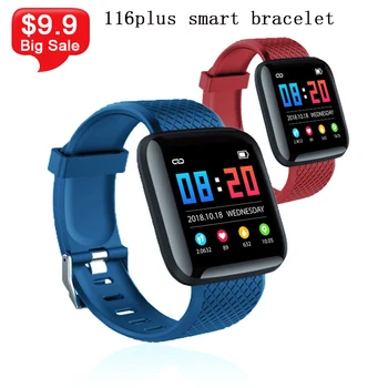 116plus Smart Bracelet Color Screen Blood Pressure Fitness Tracker Waterproof Heart Rate Monitor SmartBand Sport for Android IOS
116plus Smart Bracelet Color Screen Blood Pressure Fitness Tracker Waterproof Heart Rate Monitor SmartBand Sport for Android IOS