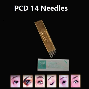 50pcs PCD 14Pin Permanent Makeup Manual Eyebrow Embroidery Needle Tattoo Needle Blade Embroidery Microblading Tattoo Pen Machine
50pcs PCD 14Pin Permanent Makeup Manual Eyebrow Embroidery Needle Tattoo Needle Blade Embroidery Microblading Tattoo Pen Machine