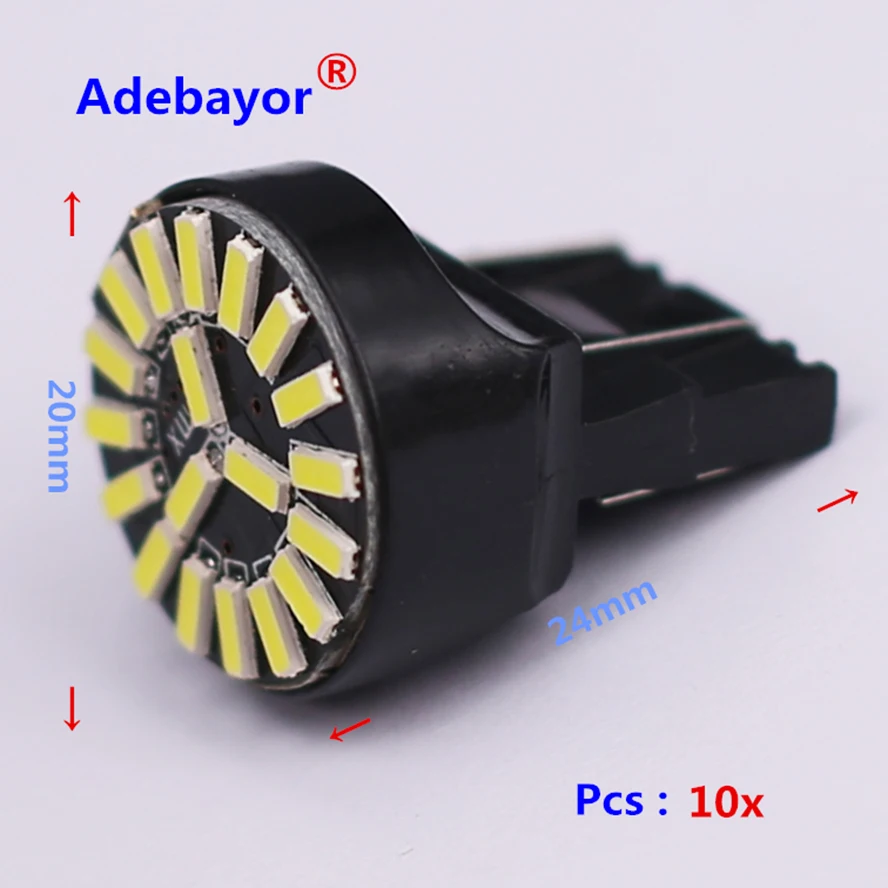 10PCS T20 7443 W21/5W error free car styling 19smd 4014 SMD car reversing canbus lamp turn steering direction indicator lamplet
10PCS T20 7443 W21/5W error free car styling 19smd 4014 SMD car reversing canbus lamp turn steering direction indicator lamplet