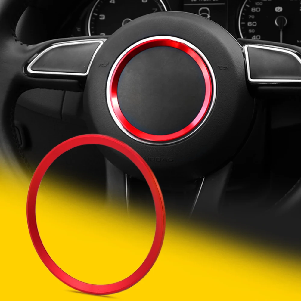 Aviation aluminum alloy Car Steering wheel decoration ring sticker logo Decals Car styling for Audi A3 A4L Q3 Q5 A5 A6L
Aviation aluminum alloy Car Steering wheel decoration ring sticker logo Decals Car styling for Audi A3 A4L Q3 Q5 A5 A6L