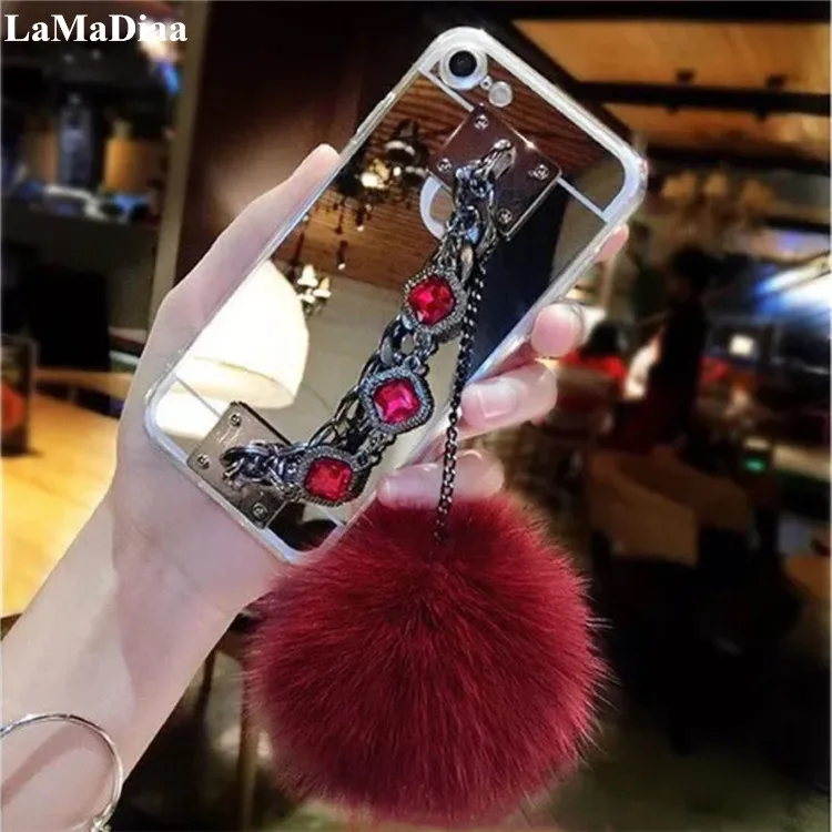For Xiaomi 8 9 SE MAX2 5S Redmi 4X 5A 6A Note6 7 Pro 5X 6X Luxury Cute Fur Ball Soft Mirror Back Cover Gem Bracelet Phone Case
For Xiaomi 8 9 SE MAX2 5S Redmi 4X 5A 6A Note6 7 Pro 5X 6X Luxury Cute Fur Ball Soft Mirror Back Cover Gem Bracelet Phone Case
