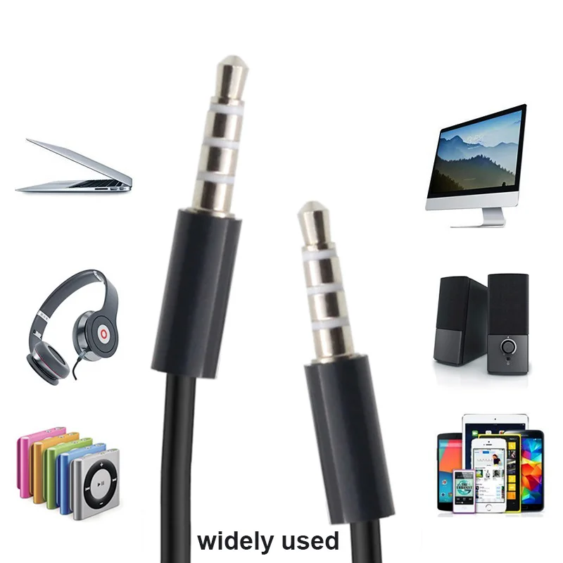 Aux Cable 3.5mm to 3.5 mm Male to Male Jack Car Audio Cable Line Cord for Phone MP3 CD Speaker Drop Shipping
Aux Cable 3.5mm to 3.5 mm Male to Male Jack Car Audio Cable Line Cord for Phone MP3 CD Speaker Drop Shipping
