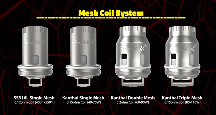 6 шт. оригинальная Freemax Mesh Pro катушка для Tank/Fireluke Tank 0. 5ohm/0. 12 ohm/0.2ohm сменная