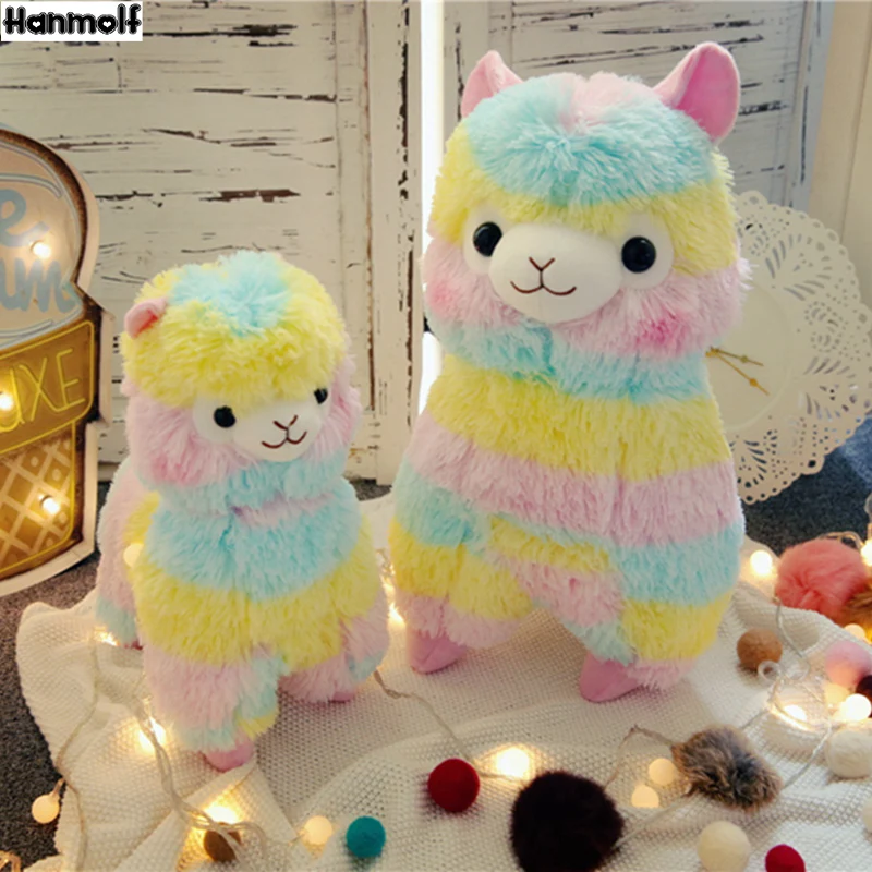 Rainbow Plush Alpaca Stuffed Doll Sheep Soft Toy Kids Animals Plush Toy Home Decorative Toy 35/50cm
Rainbow Plush Alpaca Stuffed Doll Sheep Soft Toy Kids Animals Plush Toy Home Decorative Toy 35/50cm