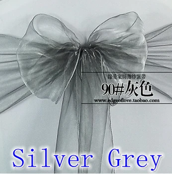 Silver grey colour Chair Sashes crystal Organza sash Wedding Party Decoration Bow sash wholesale snow organza silk sash band
Silver grey colour Chair Sashes crystal Organza sash Wedding Party Decoration Bow sash wholesale snow organza silk sash band