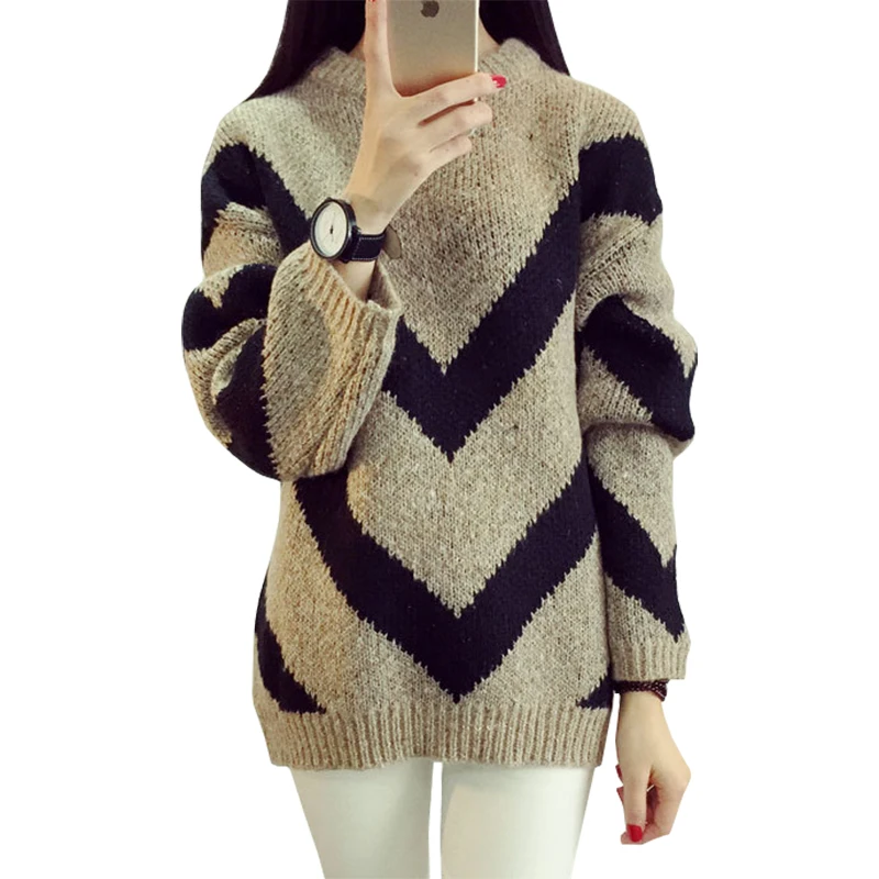 2019 Pullover Coat Female Coat Autumn Long Winter Sweater Women Large Size Korean Students Loose College Wind Vestidos LXJ156
2019 Pullover Coat Female Coat Autumn Long Winter Sweater Women Large Size Korean Students Loose College Wind Vestidos LXJ156