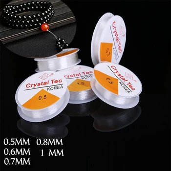 1 Roll 0.5mm-1mm Transparent Stretch Elastic Line Beading Cord String Thread Rope DIY for Jewelry Making Beaded Bracelet
1 Roll 0.5mm-1mm Transparent Stretch Elastic Line Beading Cord String Thread Rope DIY for Jewelry Making Beaded Bracelet