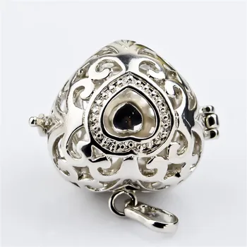 5Pcs Wholesale Romantic Heart Cage with Colorful Harmony Ball Ringing Chime Pendant Necklaces Angel Caller For Women H59-16
5Pcs Wholesale Romantic Heart Cage with Colorful Harmony Ball Ringing Chime Pendant Necklaces Angel Caller For Women H59-16