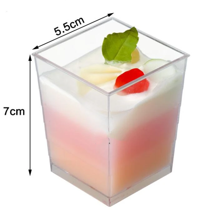 Promotion - Party Wedding Festival Suppliers, 55*70mm/150ml Disposable Plastic Tableware Square Dessert Cup, 10/Pack
Promotion - Party Wedding Festival Suppliers, 55*70mm/150ml Disposable Plastic Tableware Square Dessert Cup, 10/Pack