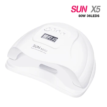 SUN X5 Plus 36 LEDs LCD Display Gel Polish Manicure 80W UV LED Lamp LCD Screen Nail Dryer Varnish Auto Sensor Timer
SUN X5 Plus 36 LEDs LCD Display Gel Polish Manicure 80W UV LED Lamp LCD Screen Nail Dryer Varnish Auto Sensor Timer