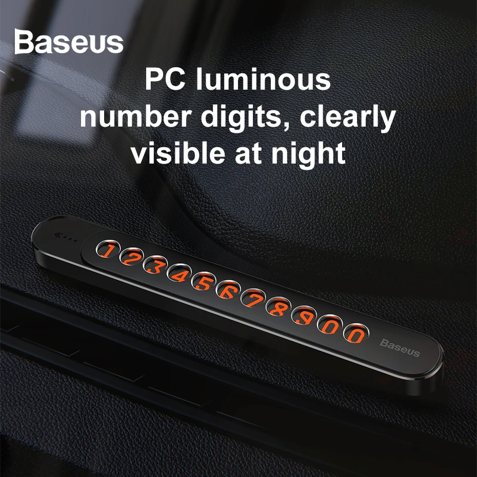 Baseus Car Sliding Cover Temporary Parking Number Plate Card Phone Holder Rotatable Magnetic Adsorption Steady Car Parking Card
Baseus Car Sliding Cover Temporary Parking Number Plate Card Phone Holder Rotatable Magnetic Adsorption Steady Car Parking Card