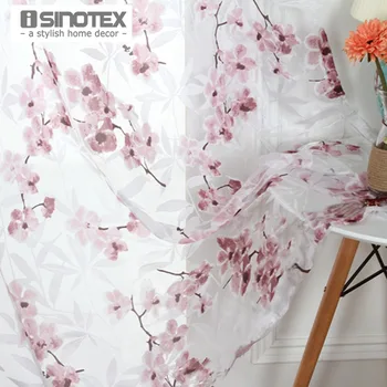 iSINOTEX Window Curtain Flower Printed Transparent Sheer Screening Living Room Tulle Voile Fabric 1PCS/Lot
iSINOTEX Window Curtain Flower Printed Transparent Sheer Screening Living Room Tulle Voile Fabric 1PCS/Lot