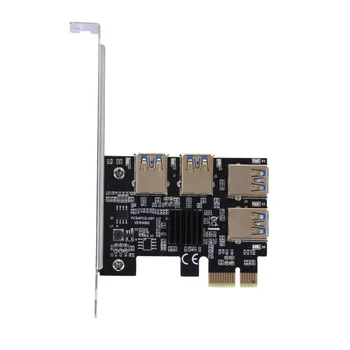 PCI-E 1 to 4 Slot PCI Express Riser Raiser Card Adapter Pci-e 1X to16X Multiplier Card PCIe Converter for BTC Bitcoin Miner
PCI-E 1 to 4 Slot PCI Express Riser Raiser Card Adapter Pci-e 1X to16X Multiplier Card PCIe Converter for BTC Bitcoin Miner