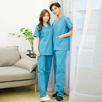 Surgical clothes; hand-washing clothes; nurse's clothes; short sleeved; doctor's clothes; spacer; men and wome
Surgical clothes; hand-washing clothes; nurse's clothes; short sleeved; doctor's clothes; spacer; men and wome