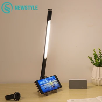 Portable Led Desk lamp 3 Light Color Rechargeable Table Lamp With Phone holder Eye Protection 360 Degree Rotation Reading Light
Portable Led Desk lamp 3 Light Color Rechargeable Table Lamp With Phone holder Eye Protection 360 Degree Rotation Reading Light