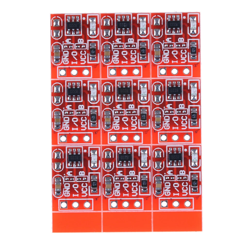 10Pcs 2.5-5.5V TTP223 Touch Key Switch Module Touching Button Capacitive Switches Self-Locking/No-Locking Jog
10Pcs 2.5-5.5V TTP223 Touch Key Switch Module Touching Button Capacitive Switches Self-Locking/No-Locking Jog