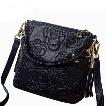 Famous design women bag Genuine leather roses handbag Female embossing shoulder bags ladies fashion messenger bags evening bag
Famous design women bag Genuine leather roses handbag Female embossing shoulder bags ladies fashion messenger bags evening bag