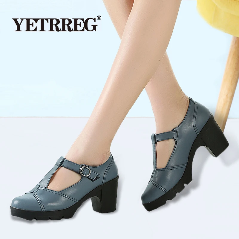 New spring autumn women's fashion high heels Party thick heel round toe leather shoes Office lady High heel shallow mouth shoes
New spring autumn women's fashion high heels Party thick heel round toe leather shoes Office lady High heel shallow mouth shoes
