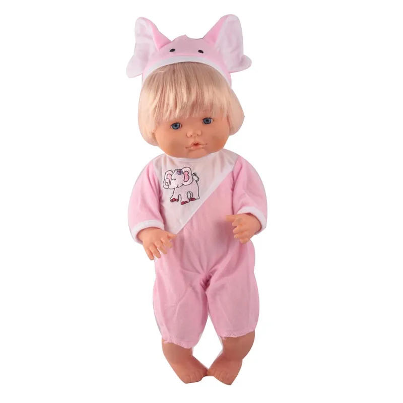 Clothes For Dolls Fit 41cm Nenuco Doll Nenuco y su Hermanita Pink elephant jumpsuit with hat Outfits for girl best gifts
Clothes For Dolls Fit 41cm Nenuco Doll Nenuco y su Hermanita Pink elephant jumpsuit with hat Outfits for girl best gifts