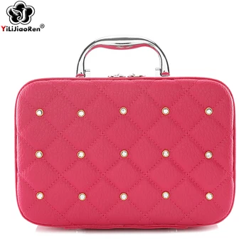 Fashion Diamonds Make Up Bagse Large Capacity Cosmetic Cas Famous Brand Leather Make Up Box Portable Travel Makeup Organizer Bag
Fashion Diamonds Make Up Bagse Large Capacity Cosmetic Cas Famous Brand Leather Make Up Box Portable Travel Makeup Organizer Bag
