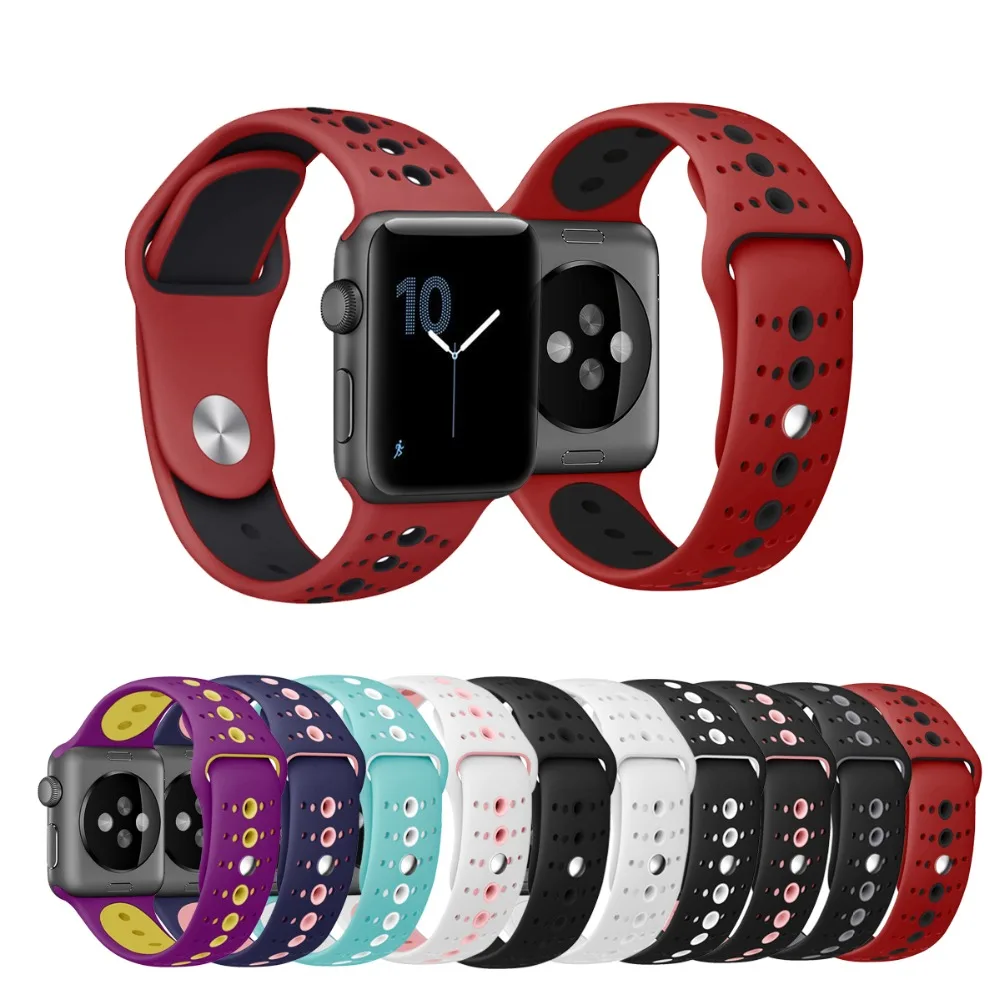 Silicone Watch Band For Apple Watch 4 40mm 44mm Band Series 4 3 2 1 Soft Strap Adjust Replacement For iwatch 4 3 Sport Wristband
Silicone Watch Band For Apple Watch 4 40mm 44mm Band Series 4 3 2 1 Soft Strap Adjust Replacement For iwatch 4 3 Sport Wristband