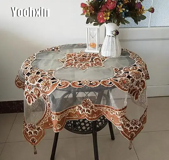 Modern Square sequin Embroidery Tablecloth with tassel tea lace Table Cover cloth nappe mantel dining Christmas Wedding Decor
Modern Square sequin Embroidery Tablecloth with tassel tea lace Table Cover cloth nappe mantel dining Christmas Wedding Decor